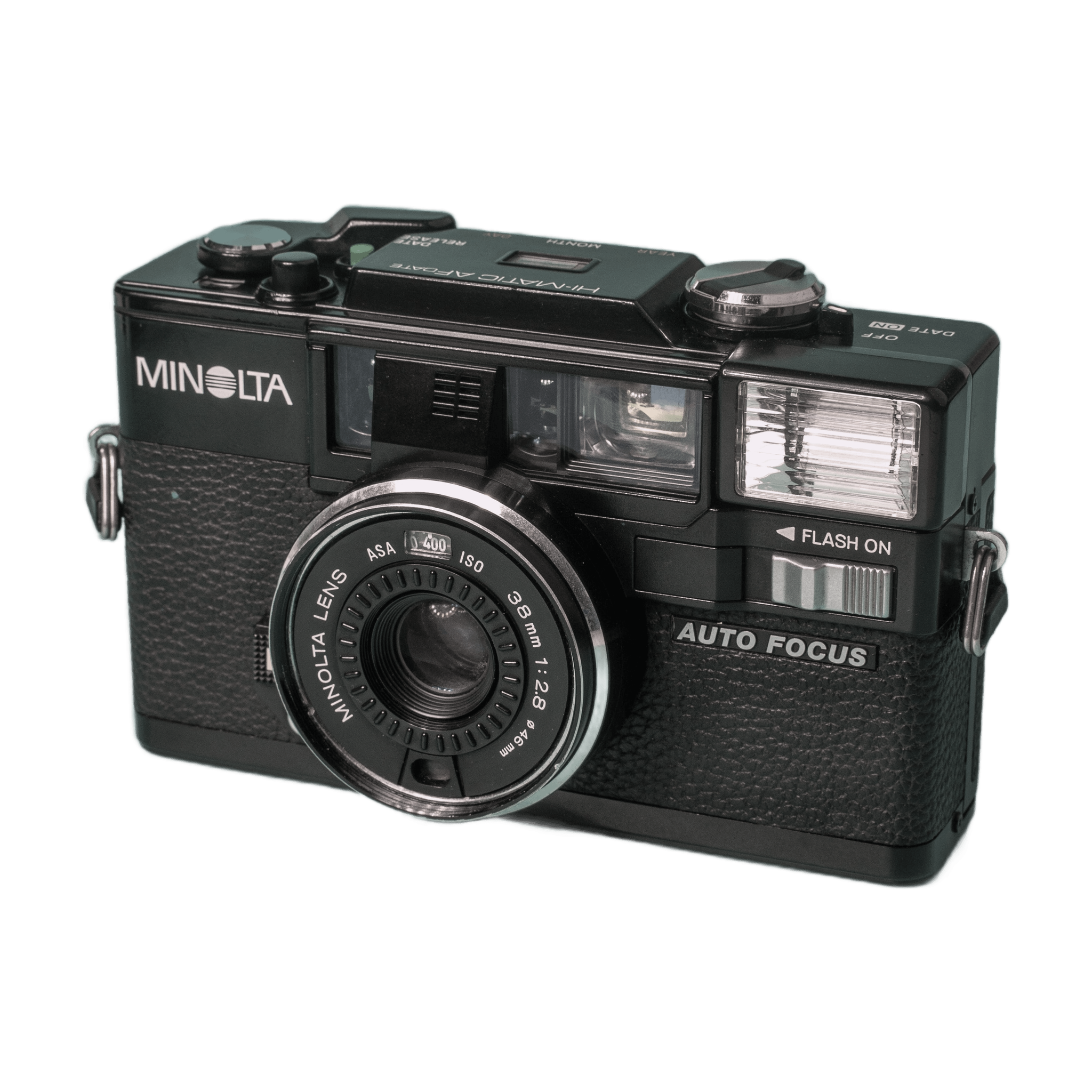 【動作確認済】 MINOLTA HI-MATIC AF-D フィルムカメラ Minolta Hi-Matic AF-D Point & Shoot Film Camera | Filem.sg – filem.sg