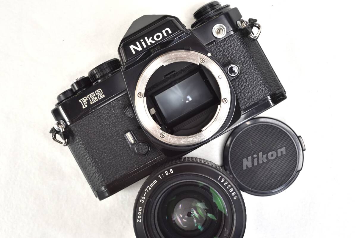 Nikon FE2 (Black) with Series E Zoom