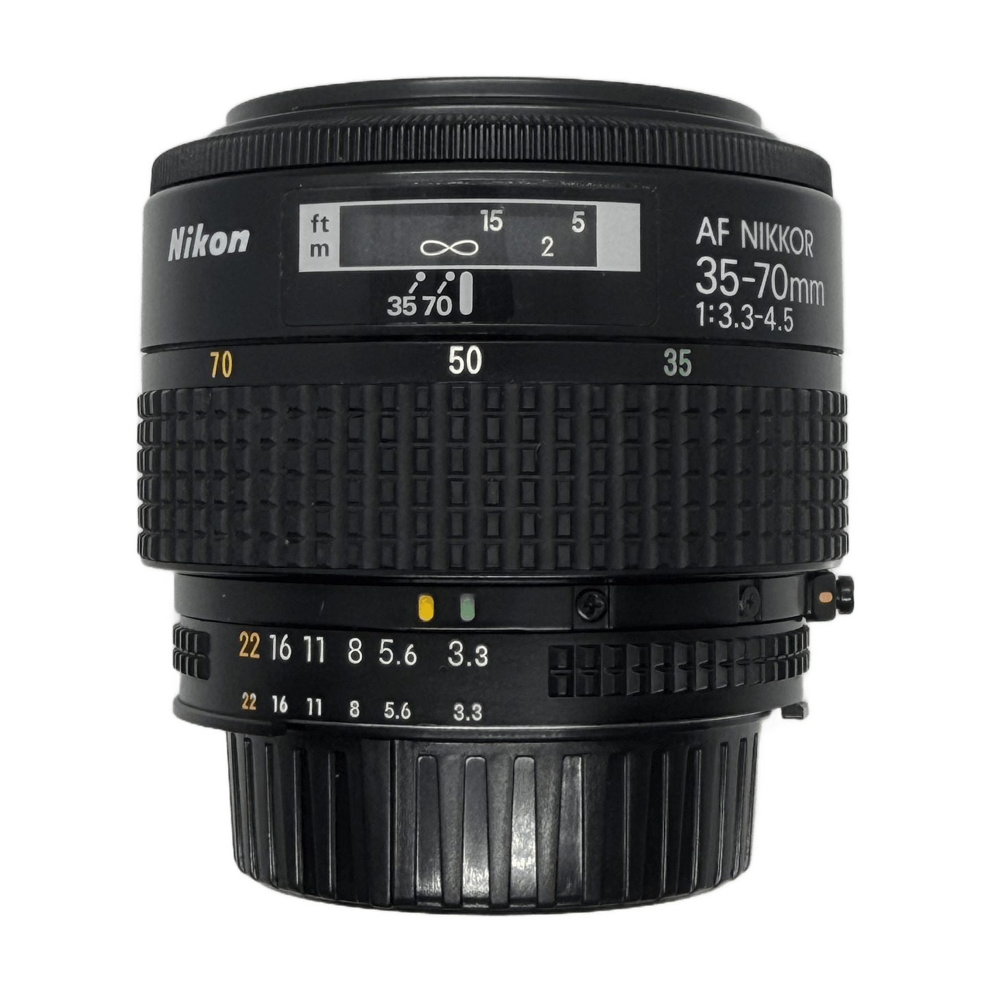 Nikon AF Nikkor 35-70mm f/3.3-4.5, side