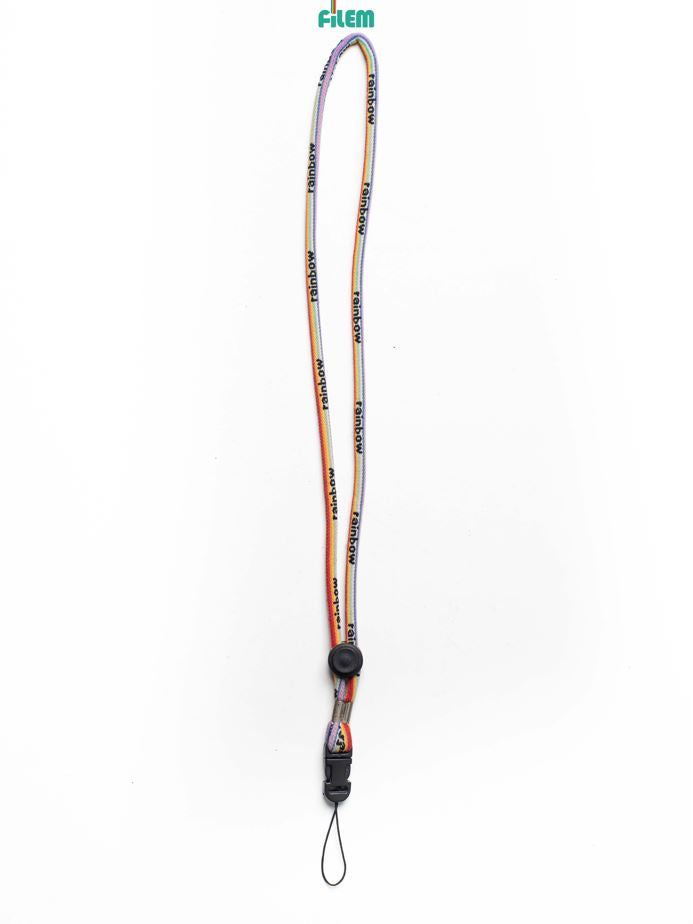 Rainbow Camera Wrist Strap