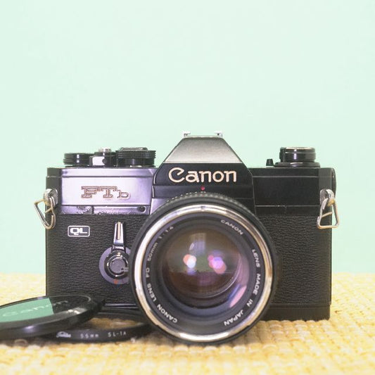 Canon FTb-N 50mm F1.4 (Black) - Filem.sg