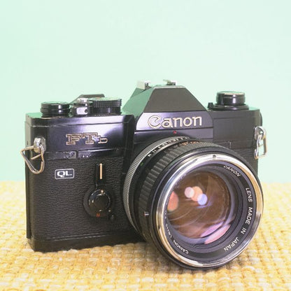 Canon FTb-N 50mm F1.4 (Black) - Filem.sg