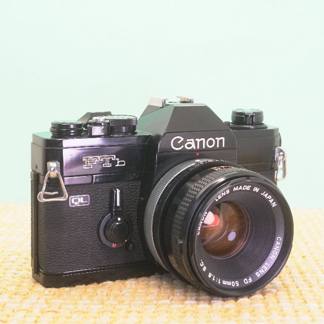 Canon FTb-N 50mm F1.8 (Black) - Filem.sg