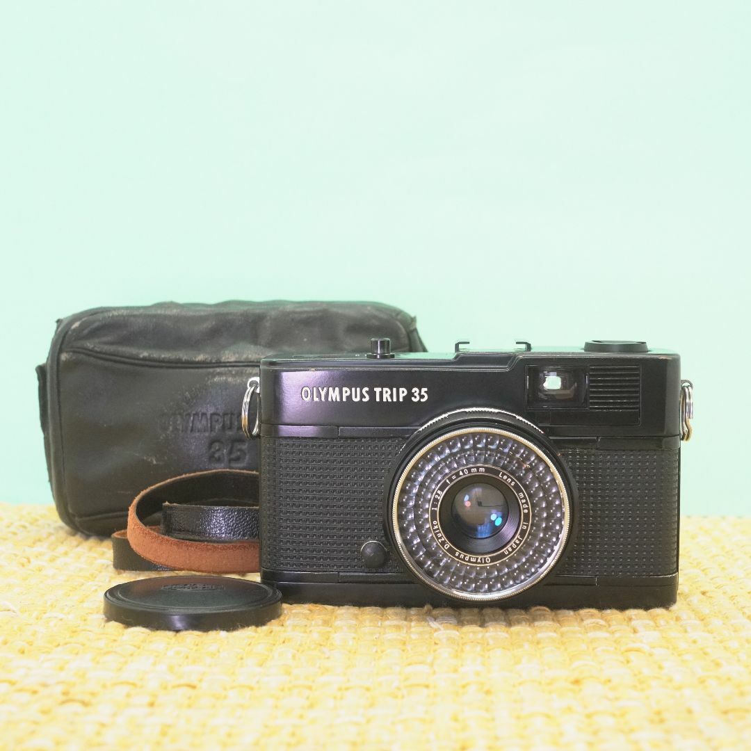 Olympus Trip 35 (Black) - Filem.sg