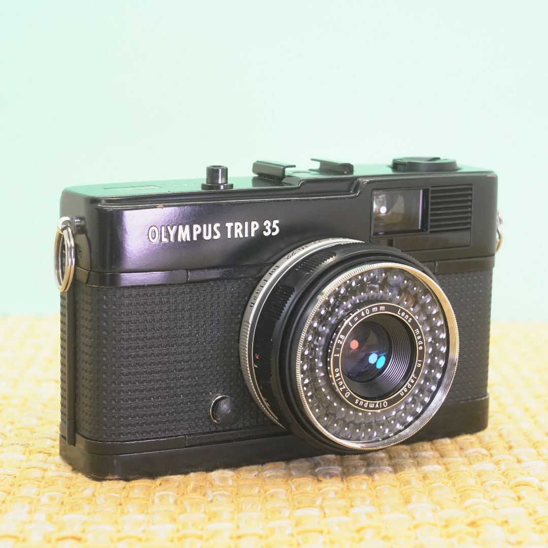 Olympus Trip 35 (Black) - Filem.sg