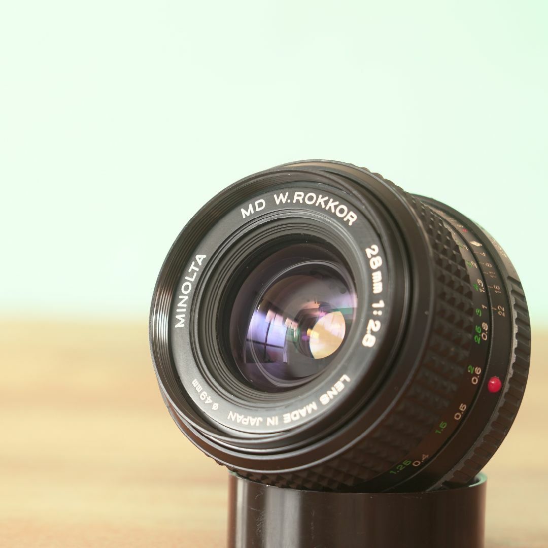 Minolta MD W.ROKKOR 28mm f2.8 - Filem.sg