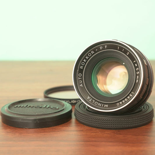 Minolta Auto ROKKOR-PF 55mm f2 - Filem.sg