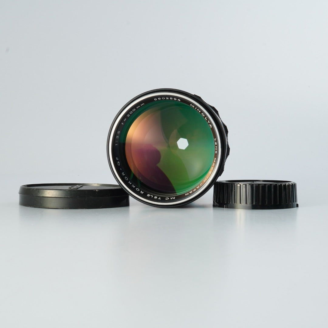 Minolta MC TELE ROKKOR-QF 200mm f3.5 - Filem.sg