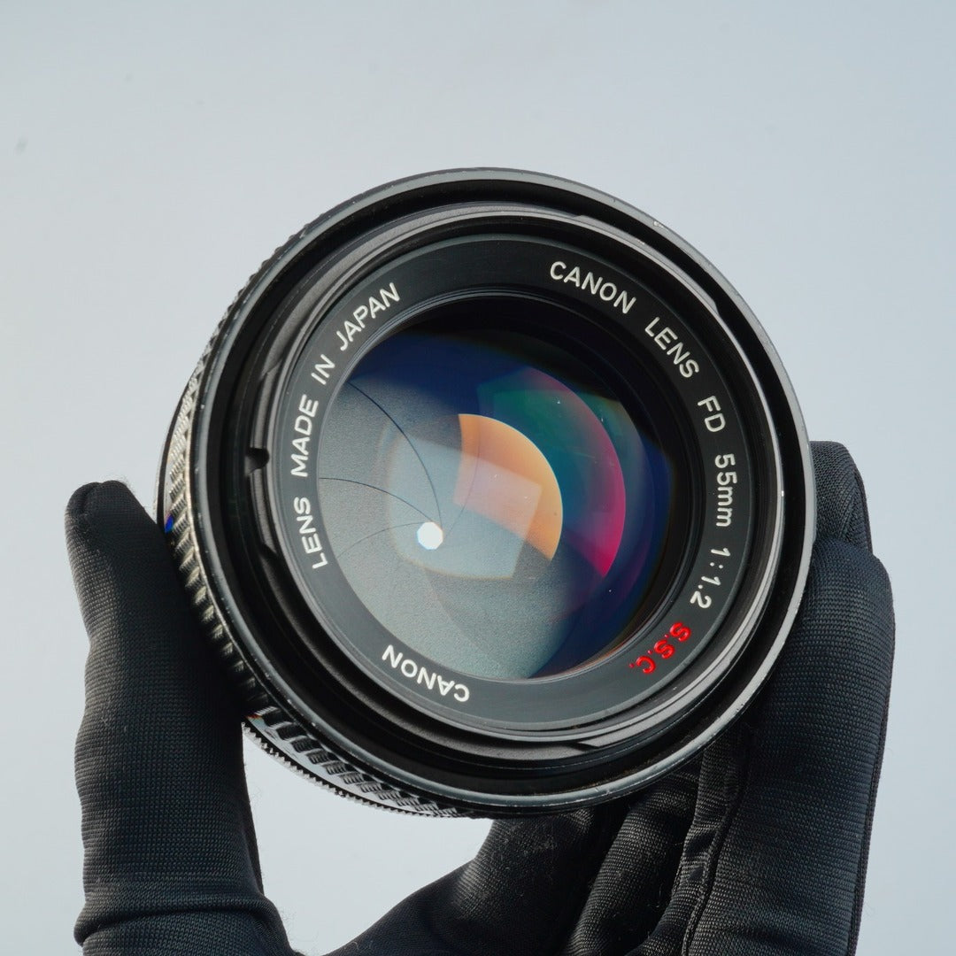 Canon FD 55mm f1.2 S.S.C. - Filem.sg