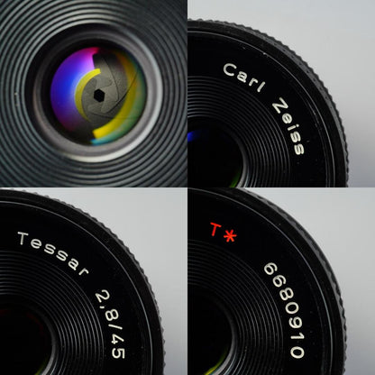 Contax Carl Zeiss Planar T* 45mm f2.8 AEj - Filem.sg