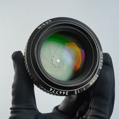 Nikon Ai-S Nikkor 50mm f1.2 - Filem.sg
