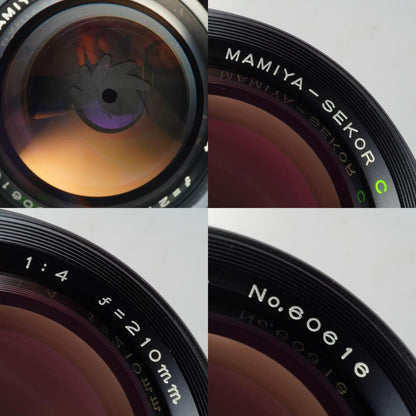 Mamiya SEKOR C 210mm f4 - Filem.sg