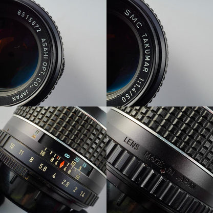 Pentax SMC Takumar 50mm f1.4 M42 - Filem.sg