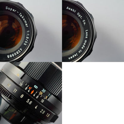 Pentax Super-Multi-Coated Takumar 55mm f1.8 M42 - Filem.sg