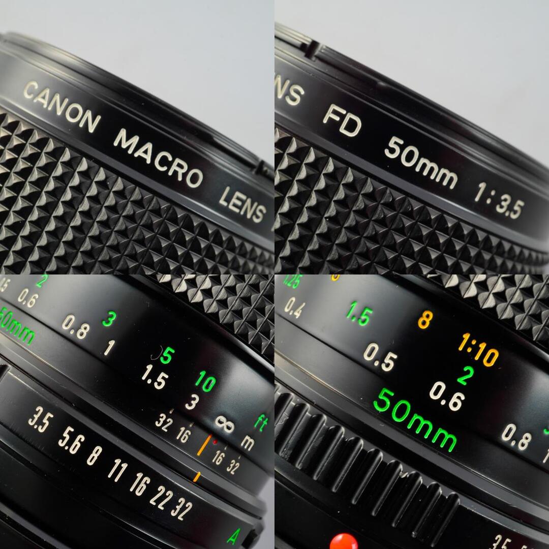 Canon New FD 50mm f3.5 Macro + Extension Tube FD 50 - Filem.sg
