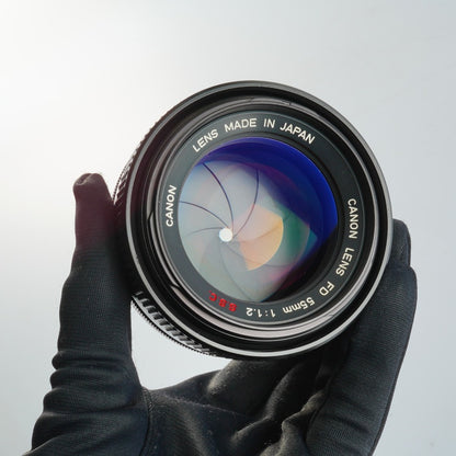 Canon FD 55mm f1.2 S.S.C. - Filem.sg