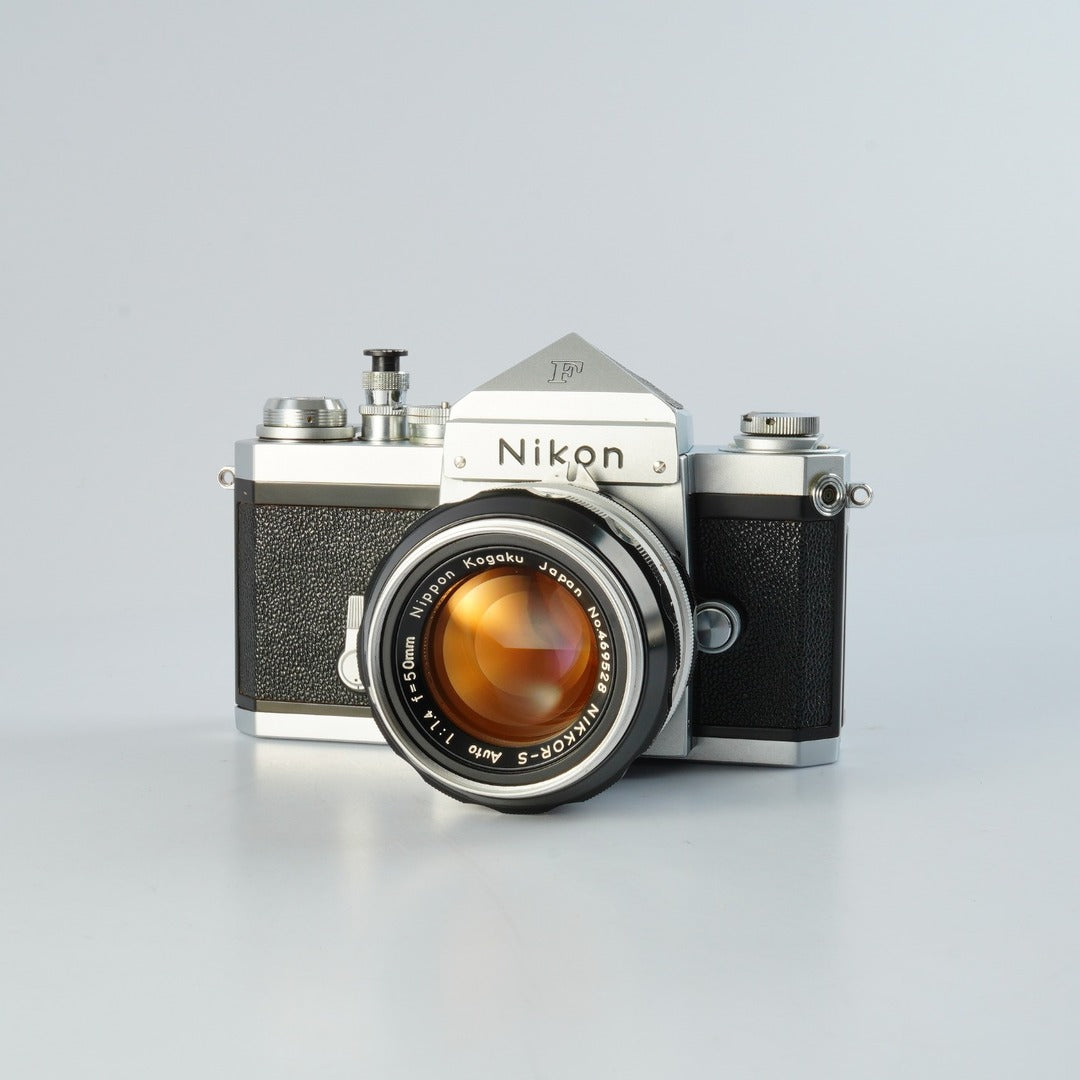 Nikon F Eyelevel Silver + Nikkor 50mm f1.4 - Filem.sg