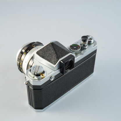 Nikon F Eyelevel Silver + Nikkor 50mm f1.4 - Filem.sg