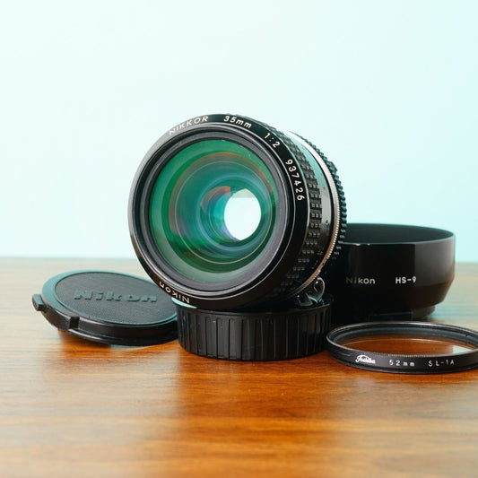 Nikon Ai Nikkor 35mm f/2 (with lens hood) - Filem.sg