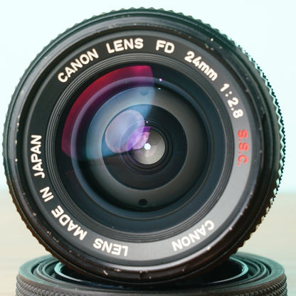 Canon FD 24mm f2.8 S.S.C. - Filem.sg