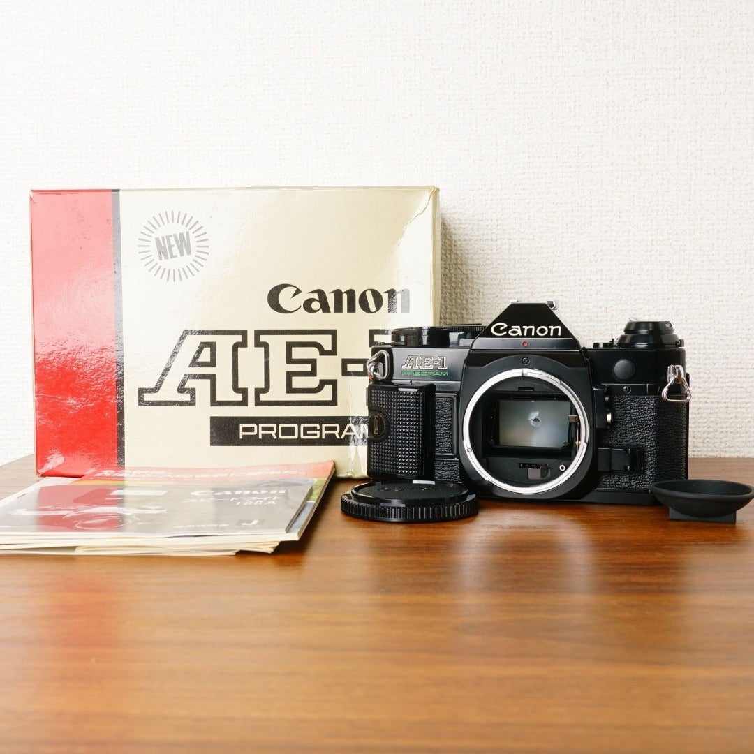 Canon AE-1 Program (Black, with original box) - Filem.sg