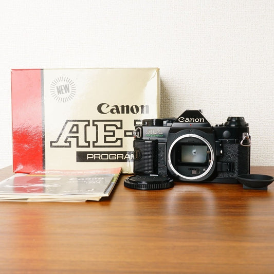 Canon AE-1 Program (Black, with original box) - Filem.sg
