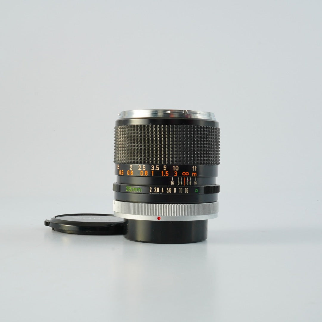 Canon FD 35mm f2 Early Concave "O" - Filem.sg