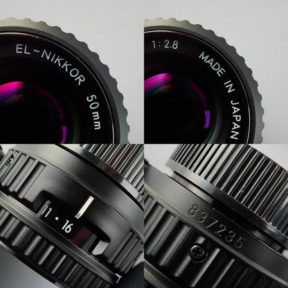 Nikon EL Nikkor 50mm f2.8 - Filem.sg