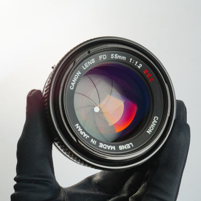 Canon FD 55mm f1.2 S.S.C. "O"Mark - Filem.sg