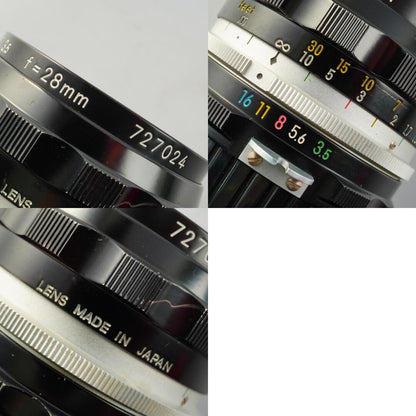 Nikon Ai NIKKOR-H Auto 28mm f3.5 - Filem.sg
