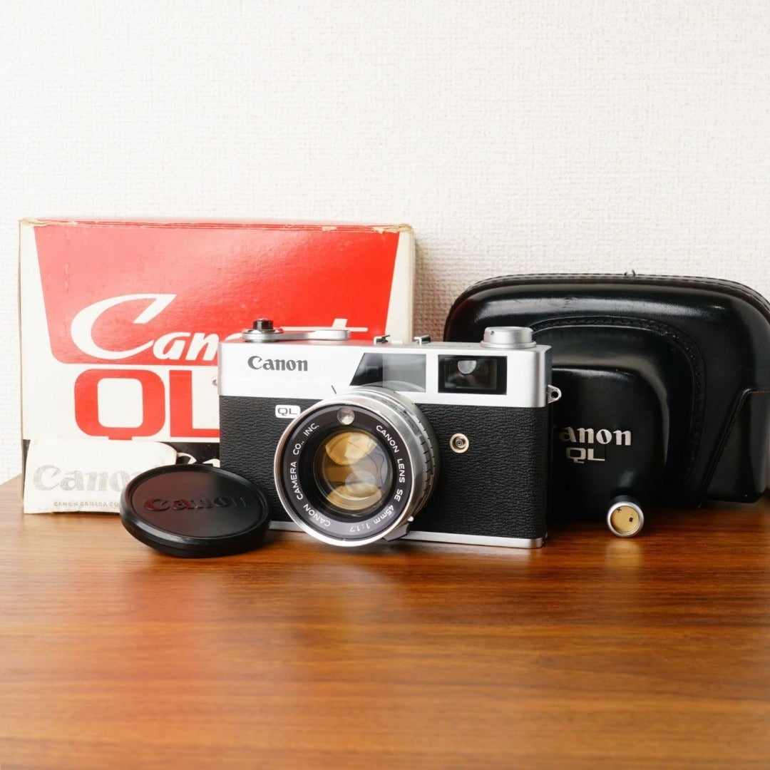 Canon Canonet QL17 (early version, with original box) - Filem.sg