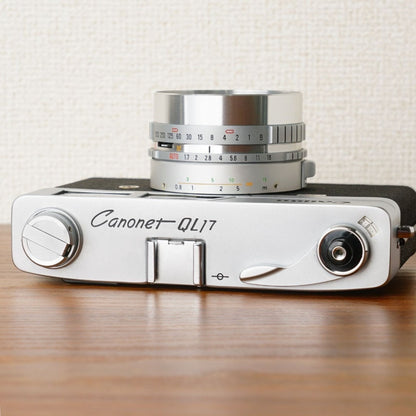 Canon Canonet QL17 (early version, with original box) - Filem.sg