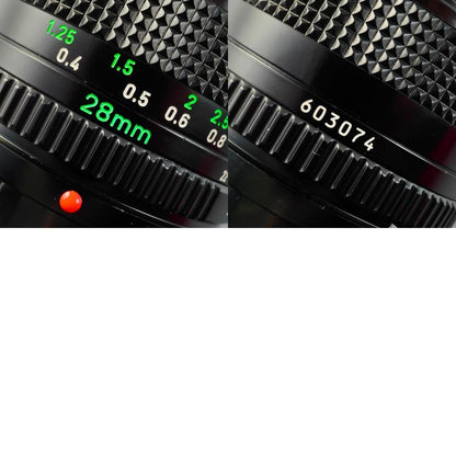 Canon New FD NFD 28mm f2.8 - Filem.sg