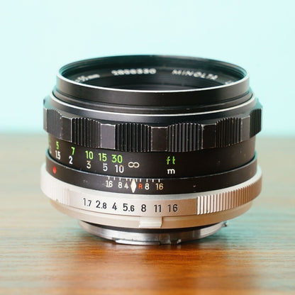 Minolta MC ROKKOR-PF 55mm f1.7 - Filem.sg
