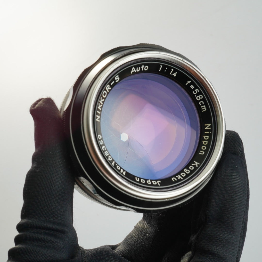 Nikon Ai Nikkor-S Auto 5.8cm 58mm f1.4 PAT PEND - Filem.sg