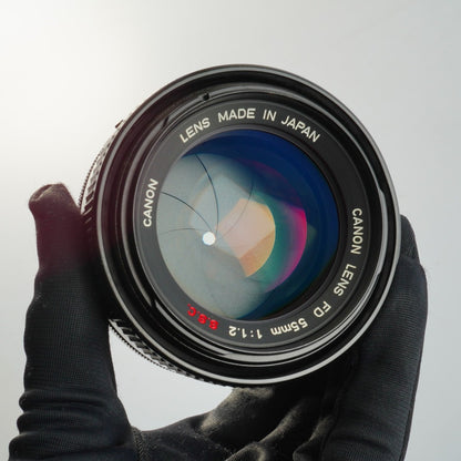 Canon FD 55mm f1.2 S.S.C. - Filem.sg