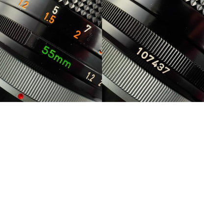 Canon FD 55mm f1.2 S.S.C. - Filem.sg