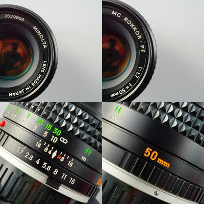 Minolta MC ROKKOR-PF 50mm f1.7 - Filem.sg