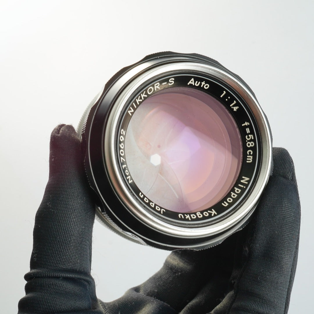 Nikon Ai Nikkor-S Auto 5.8cm 58mm f1.4 PAT PEND - Filem.sg