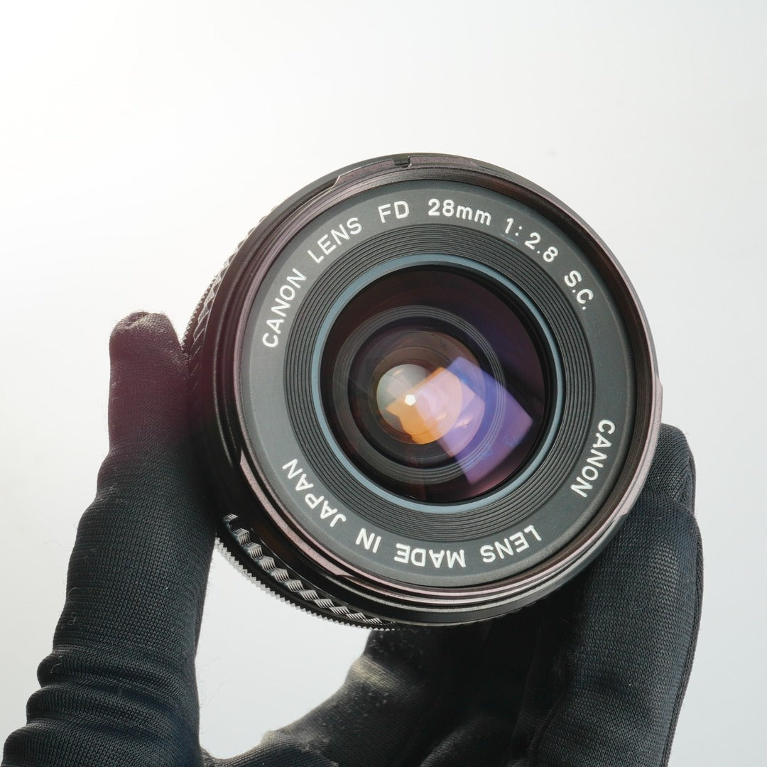 Canon FD 28mm f2.8 S.C. - Filem.sg