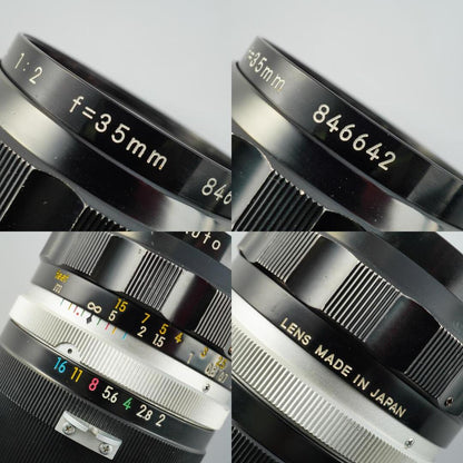 Nikon Ai NIKKOR-O.C Auto 35mm f2 - Filem.sg