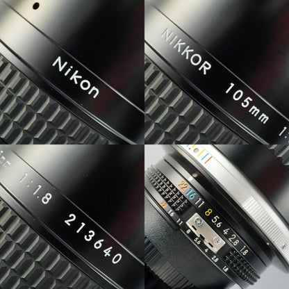 Nikon Ai-S Nikkor 105mm f1.8 - Filem.sg