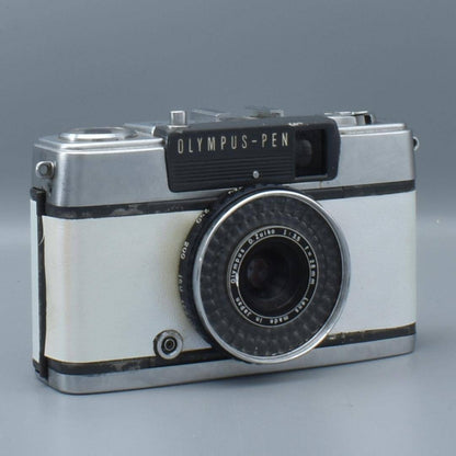 Olympus PEN EE-2 (White, Custom Leather) - Filem.sg