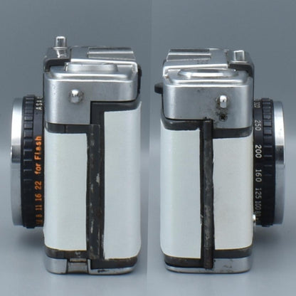 Olympus PEN EE-2 (White, Custom Leather) - Filem.sg