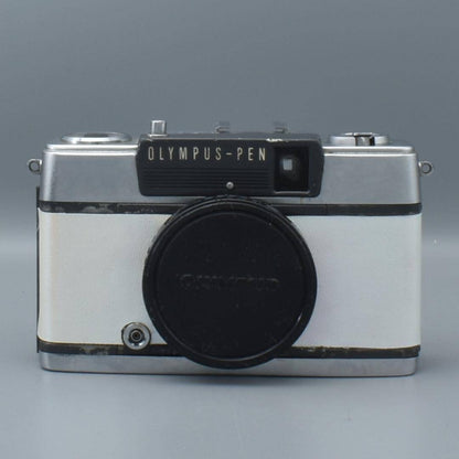 Olympus PEN EE-2 (White, Custom Leather) - Filem.sg