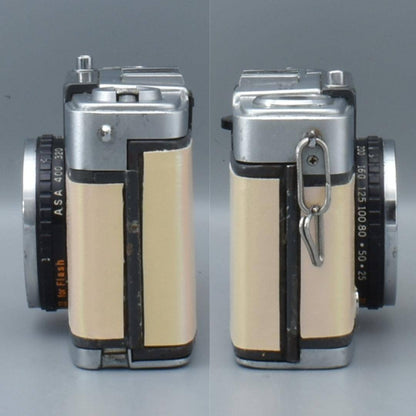 Olympus PEN EE-2 (Beige, Custom Leather) - Filem.sg