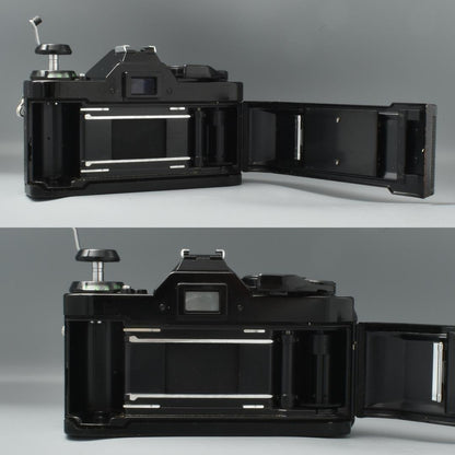 Canon AE-1 Program (Black) with 3 NFD lenses - Filem.sg