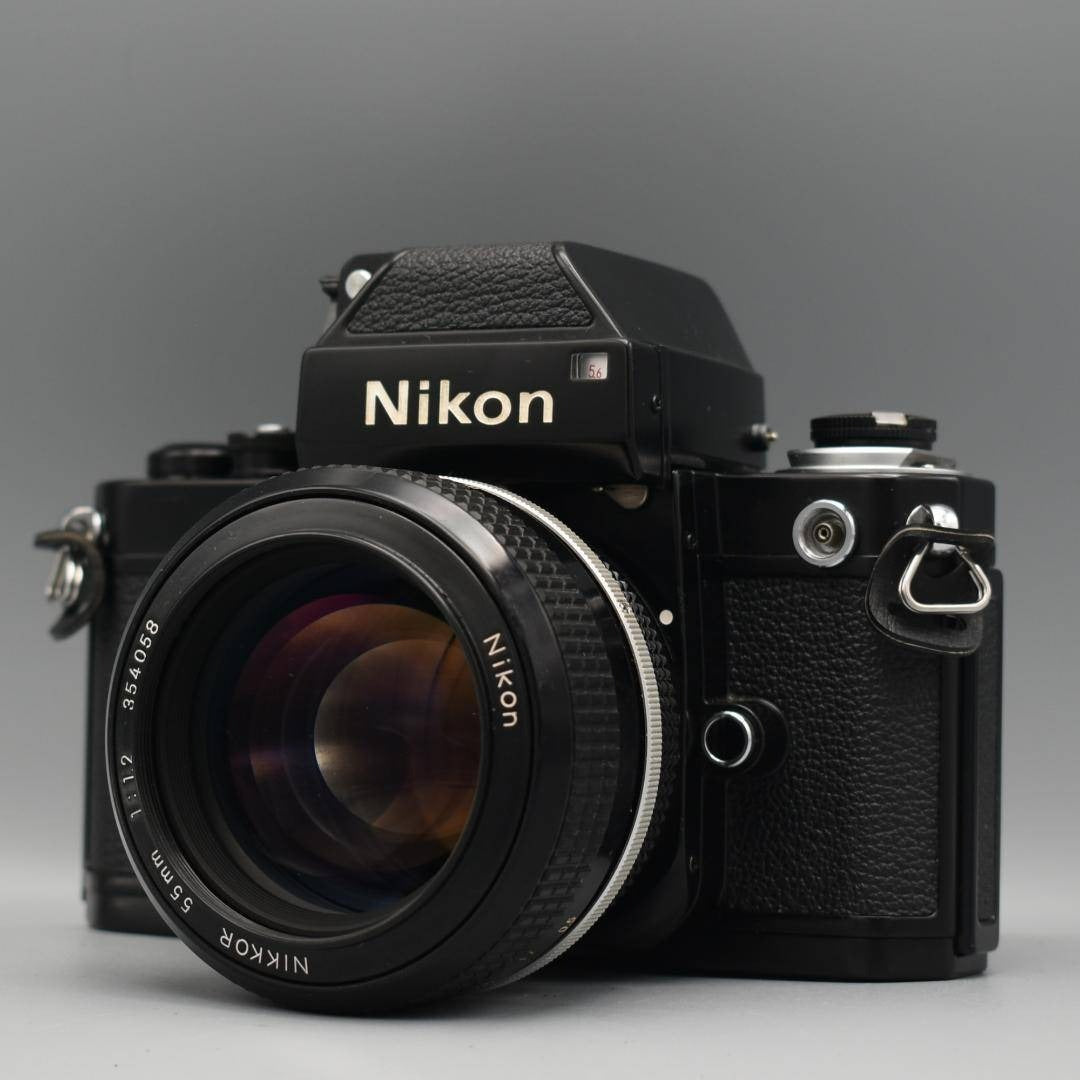 Nikon F2 Photomic 55mm f1.2 (Black) - Filem.sg