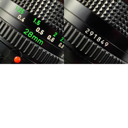 Canon New FD NFD 28mm f2.8 - Filem.sg