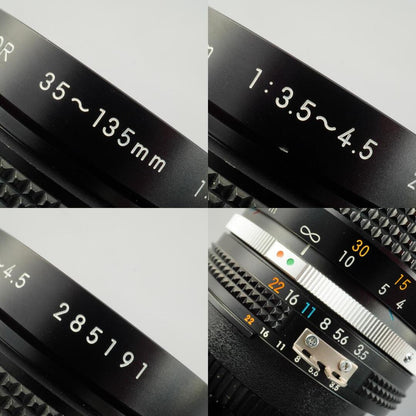 Nikon Ai-S Zoom-NIKKOR 35-135mm f3.5-4.5 - Filem.sg